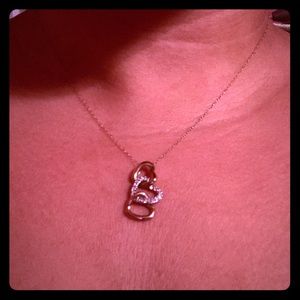 10k Yellow Gold Dainty Cute Heart Pendant Necklace